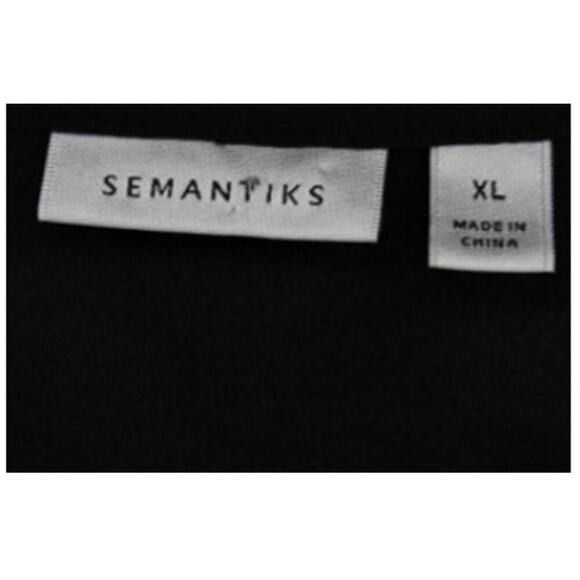 Semantiks 100% Silk Long Sleeve Blouse XL Ladies - Picture 2 of 4